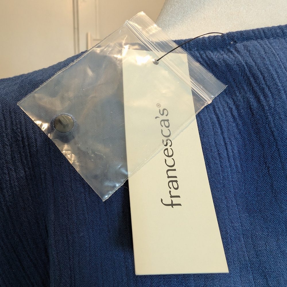 Blue Rain Floral Embroidered Mini Dress - Picture 10 of 10